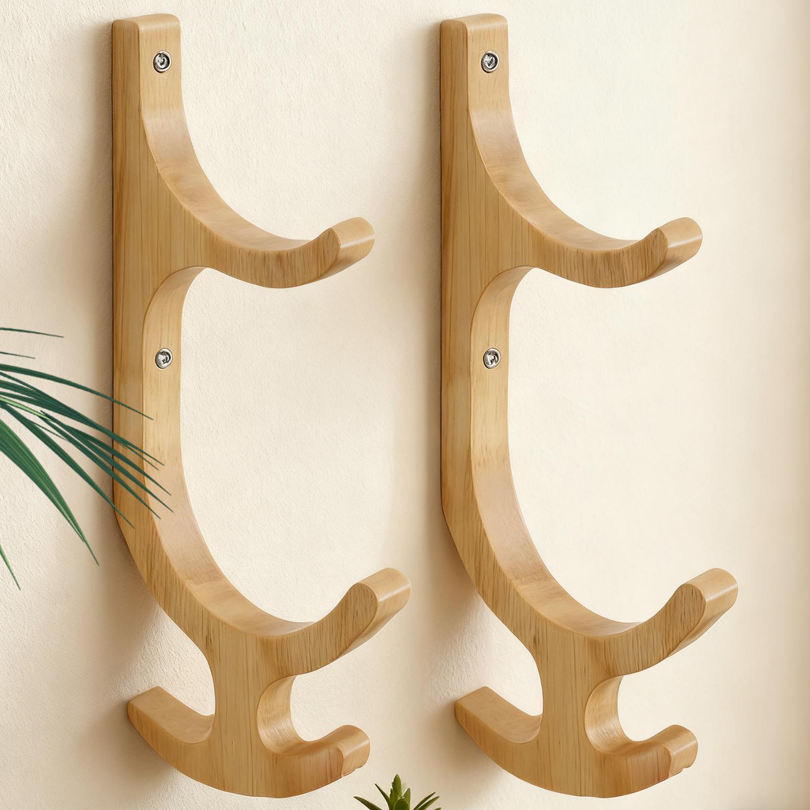 Yoga Fitness Matte - Yoga Mat Holder Wall Mount Wooden