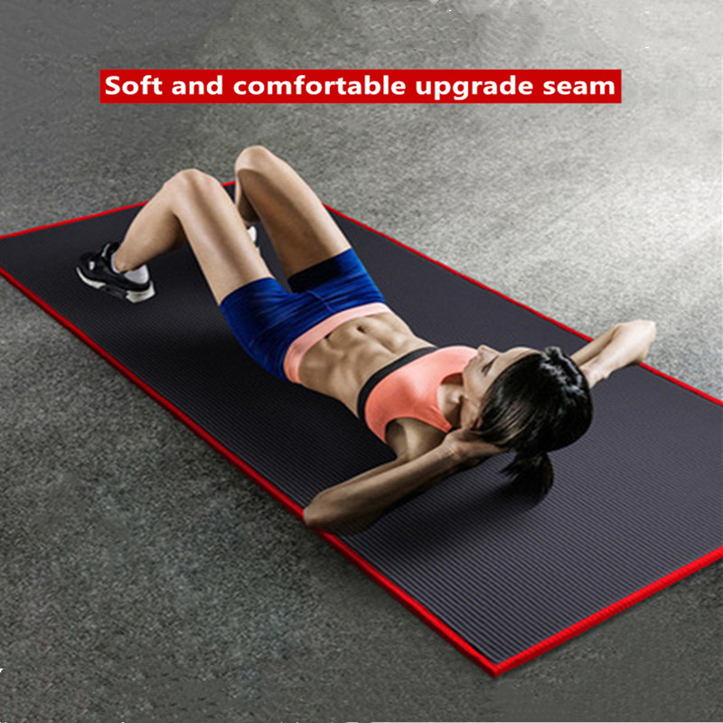 10mm Non-Slip Yoga Mat 183cm*6 - Thick Yoga Mat ulasan dan harga