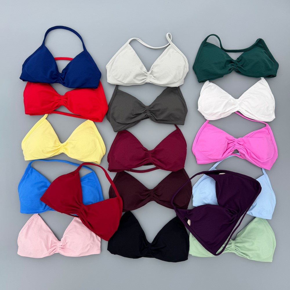 Strappy Bra Gym Top Women High - Yoga Fitness Matte ulasan dan harga