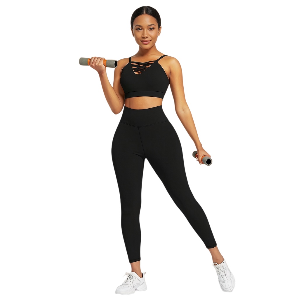 3 Pieces Women's Yoga Fitness  - Yoga In Fitness ulasan dan harga