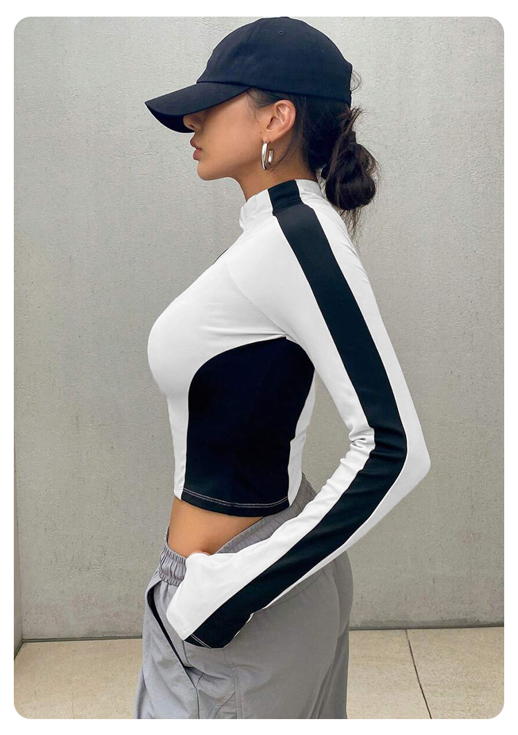 Yoga Clothes Stand Up Collar J - Yoga In Fitness ulasan dan harga