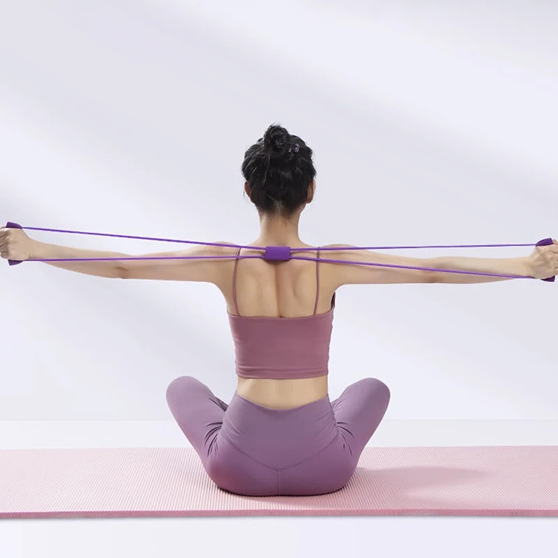 8 Word Tension Yoga Resistance - Yoga Fitness Resistance Band ulasan dan harga