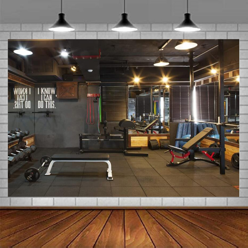Gym Photography Backdrop Fitne - Yoga Fitness Video ulasan dan harga
