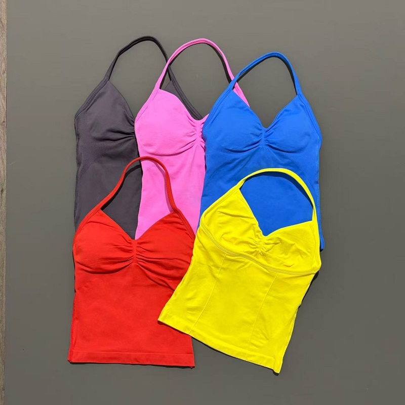 Gym Sports Tops Women Seamless - Yoga Fitness Matte ulasan dan harga