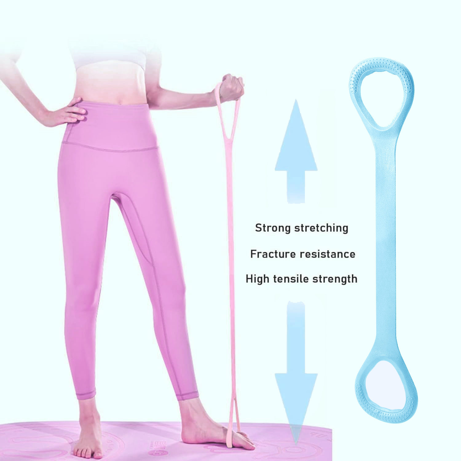 8 Fitness Resistance Band for  - Yoga Fitness Resistance Band ulasan dan harga