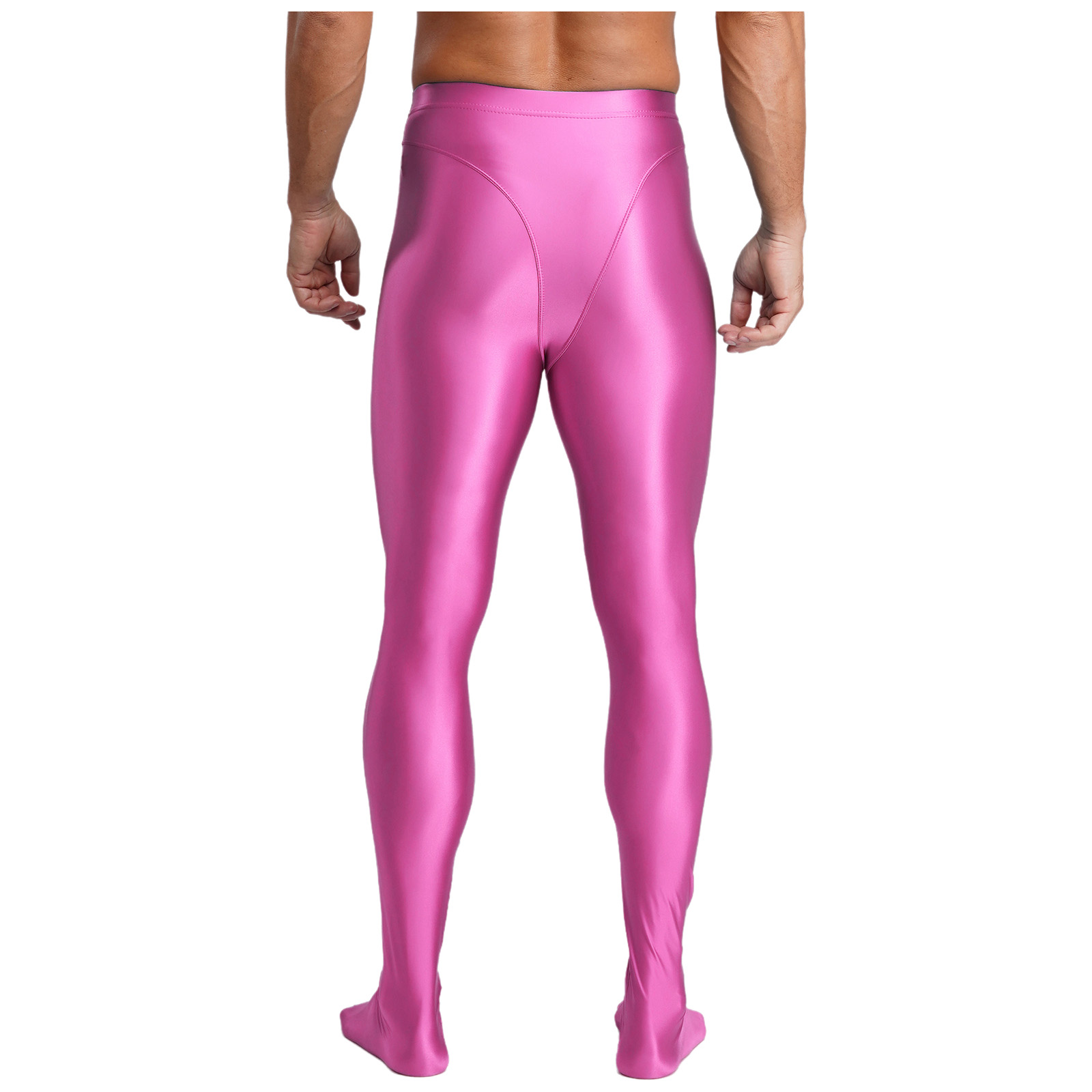 Mens Oil Glossy Pantyhose Legg - Yoga Fitness For Men ulasan dan harga