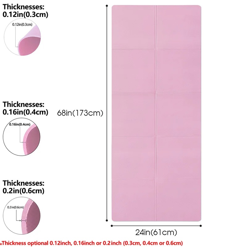 4mm Thick Non-Slip Yoga Exerci - Thick Yoga Mat ulasan dan harga