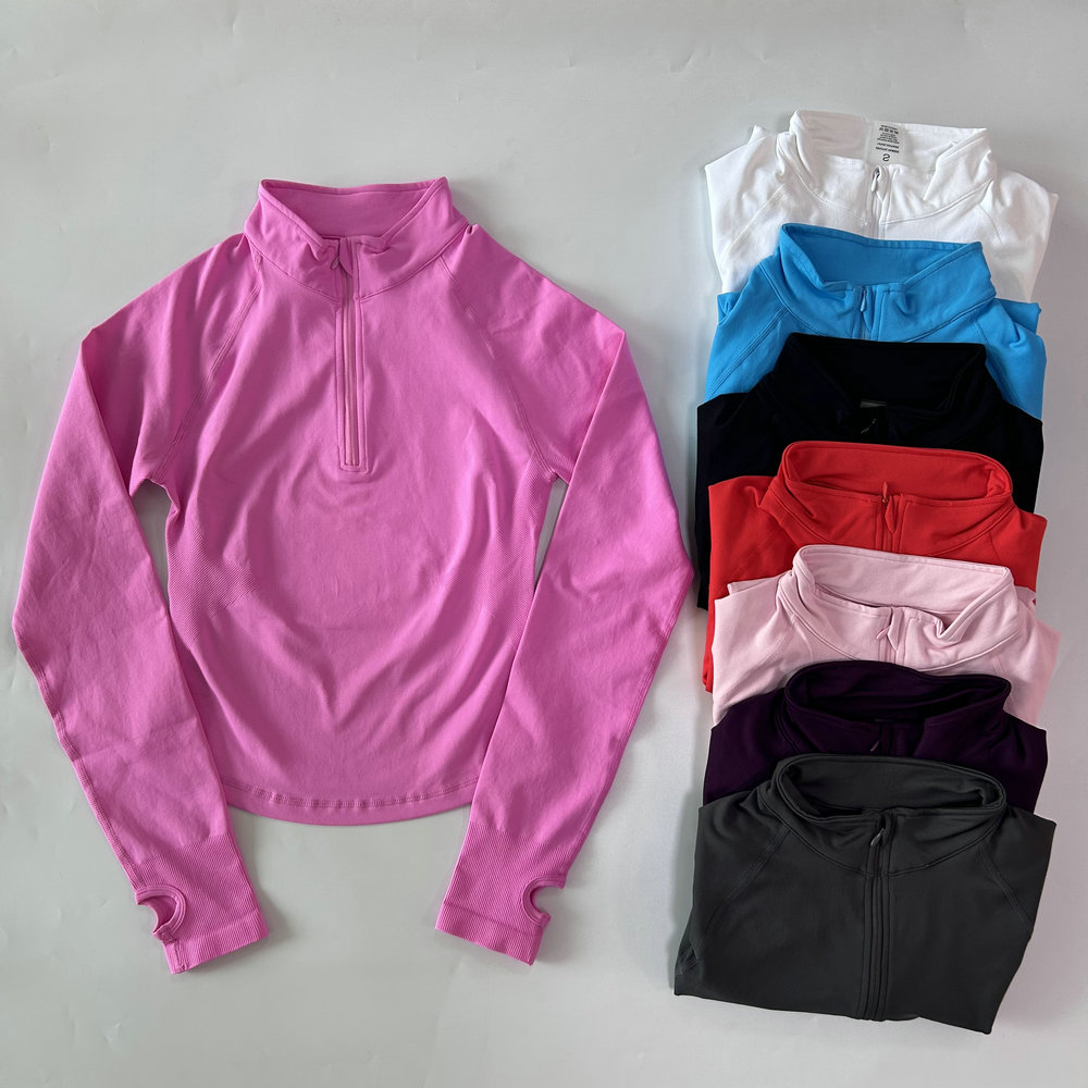 No Logo Yoga Jacket With Half  - Yoga In Fitness ulasan dan harga