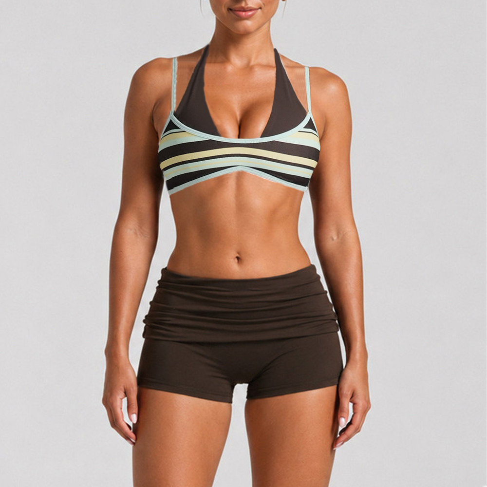 Pad Women Block Dot Halter Dou - Yoga Fitness Matte ulasan dan harga
