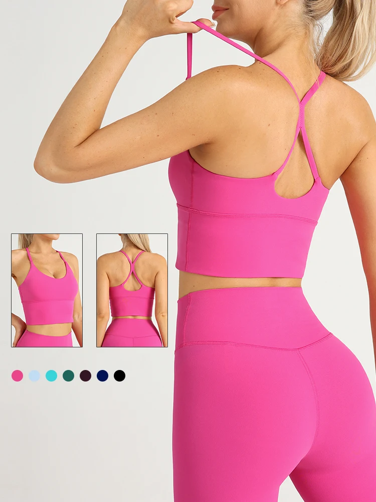 Women Sexy Cross Back Yoga Ves - Yoga Fitness Matte ulasan dan harga
