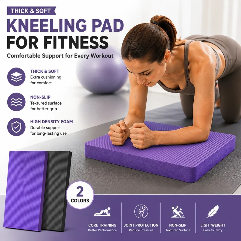 Thick Non‑Slip Yoga Knee Pad M - Thick Yoga Mat ulasan dan harga