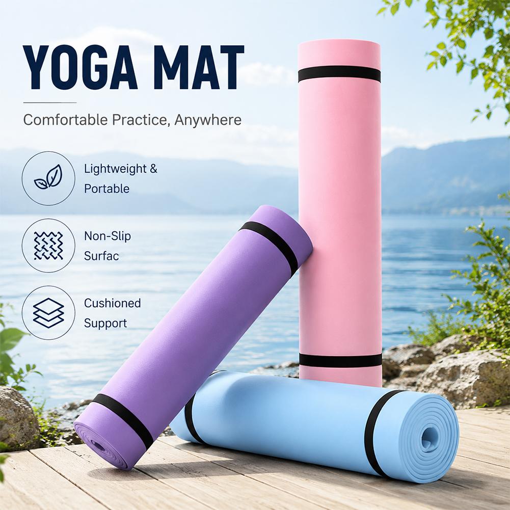 1/2Pcs Thick Yoga Mat Anti-ski - Thick Yoga Mat ulasan dan harga