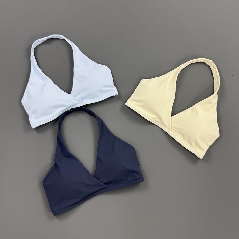 Gym Top Women Halter Neck Spor - Yoga Fitness Matte ulasan dan harga