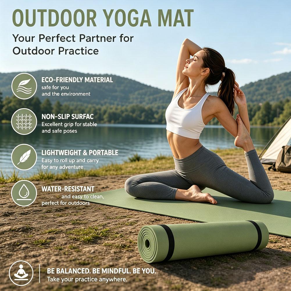 180x50cm Non-slip Pilates Yoga - Thick Yoga Mat ulasan dan harga